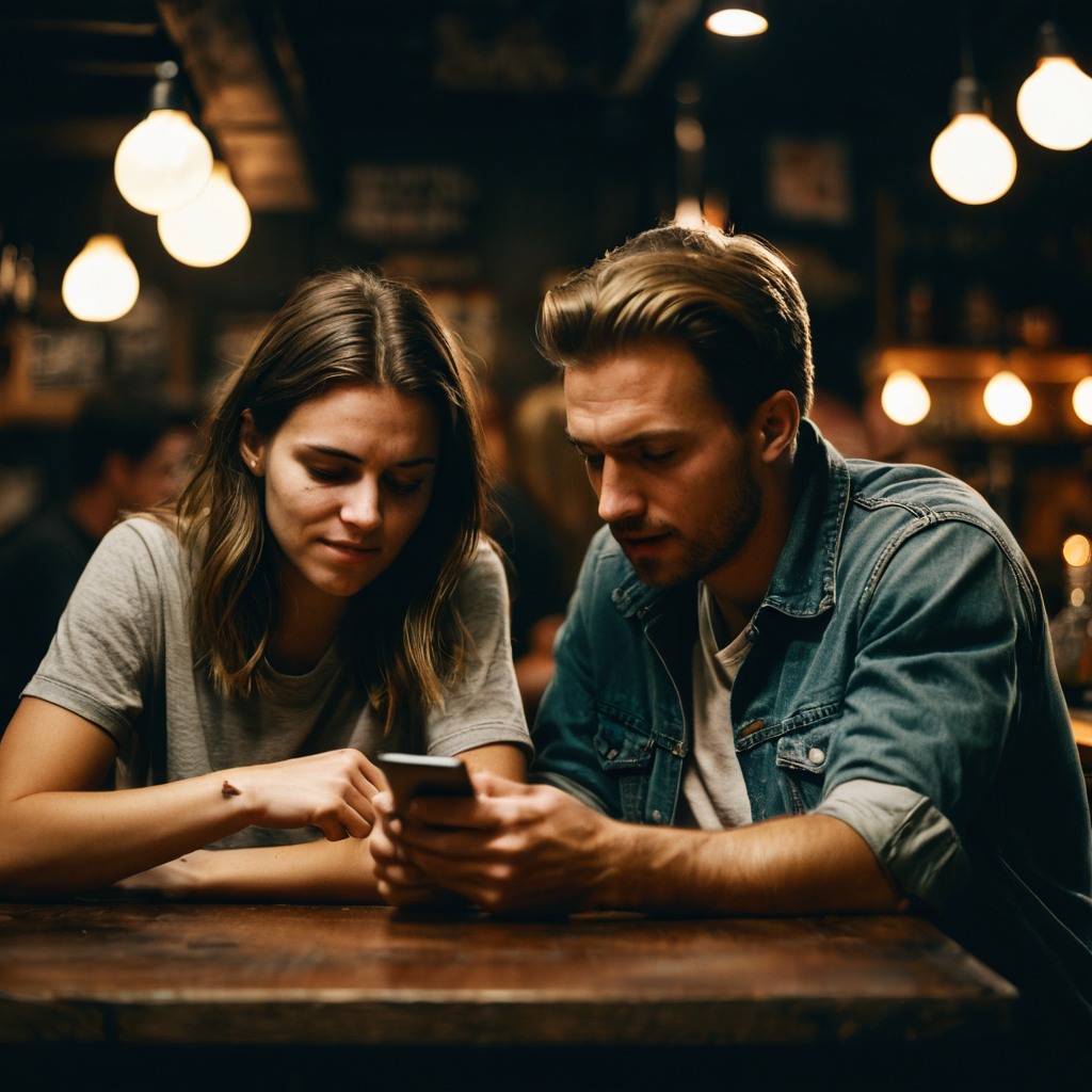 Couple playing The World of O